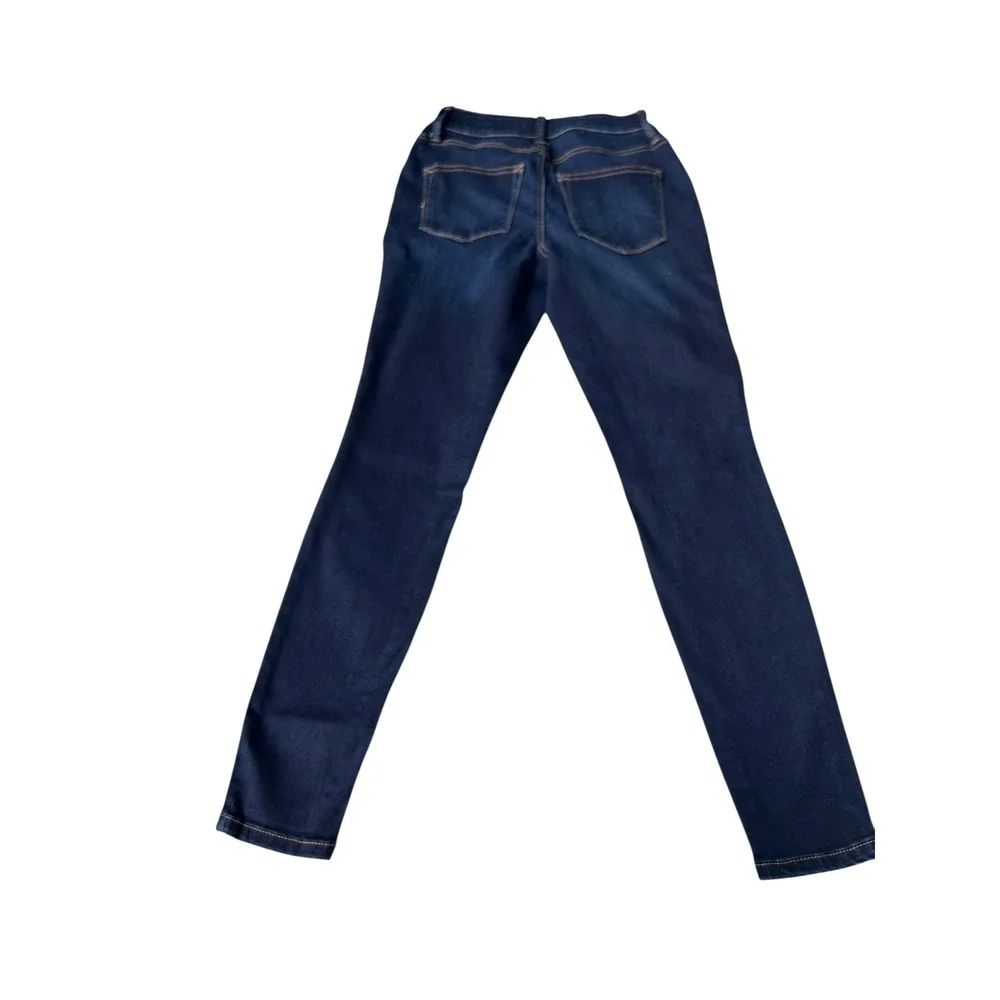 Maurices Womens Dark Wash Button Fly High Rise‎ Skinny Jeans XS REG - Picture 6 of 9